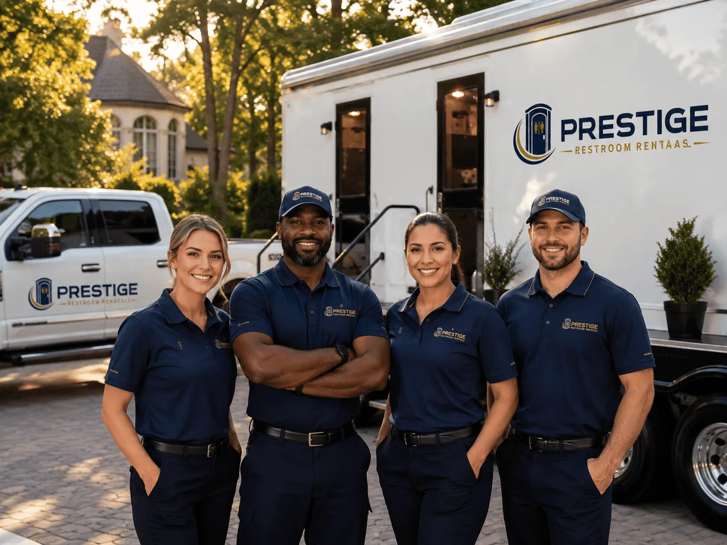 Trusted Luxury Portable Restrooms company in Remus, MI